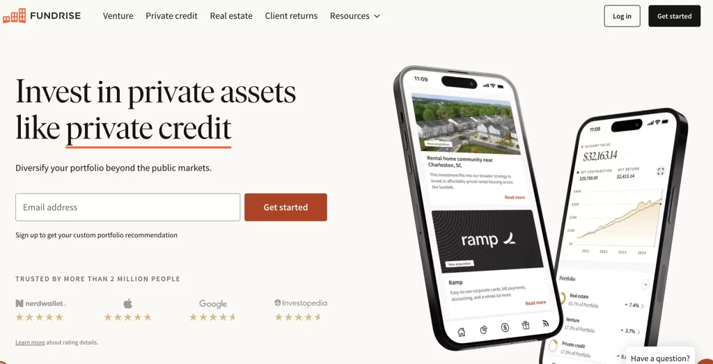 Fundrise is a leading real estate startup with unique features