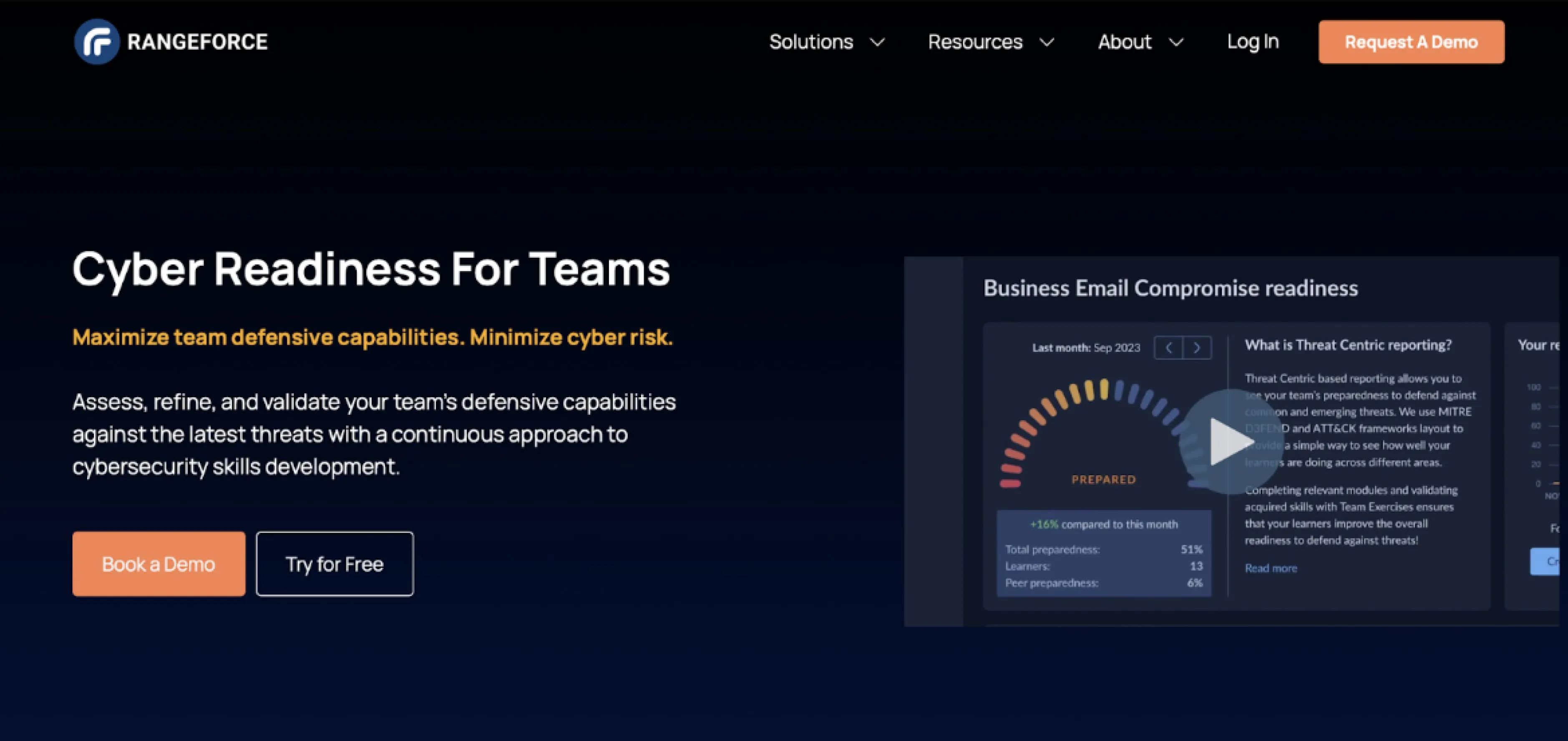 RangeForce edtech platform RangeForce home page