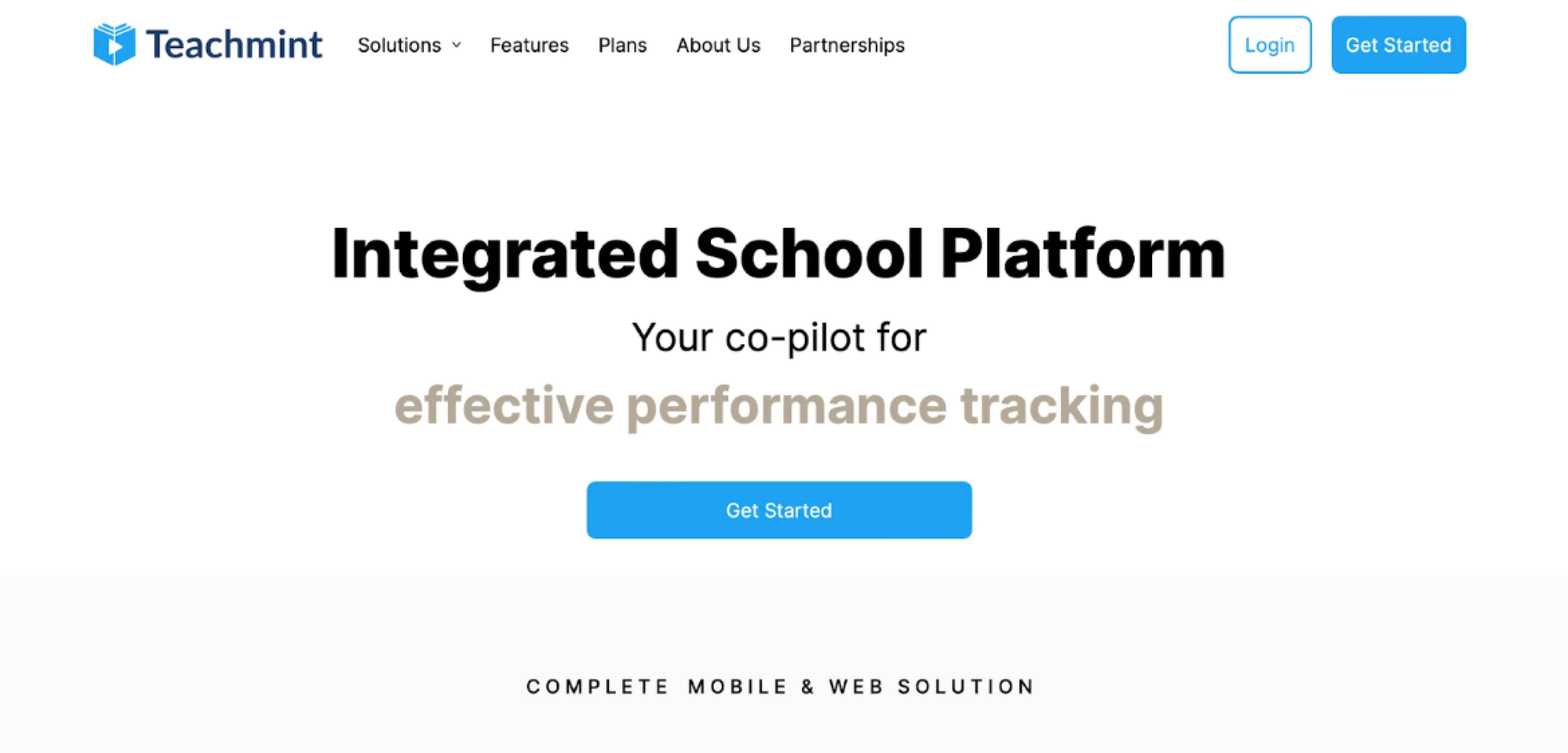 Teachmint edtech platform Teachmint home page