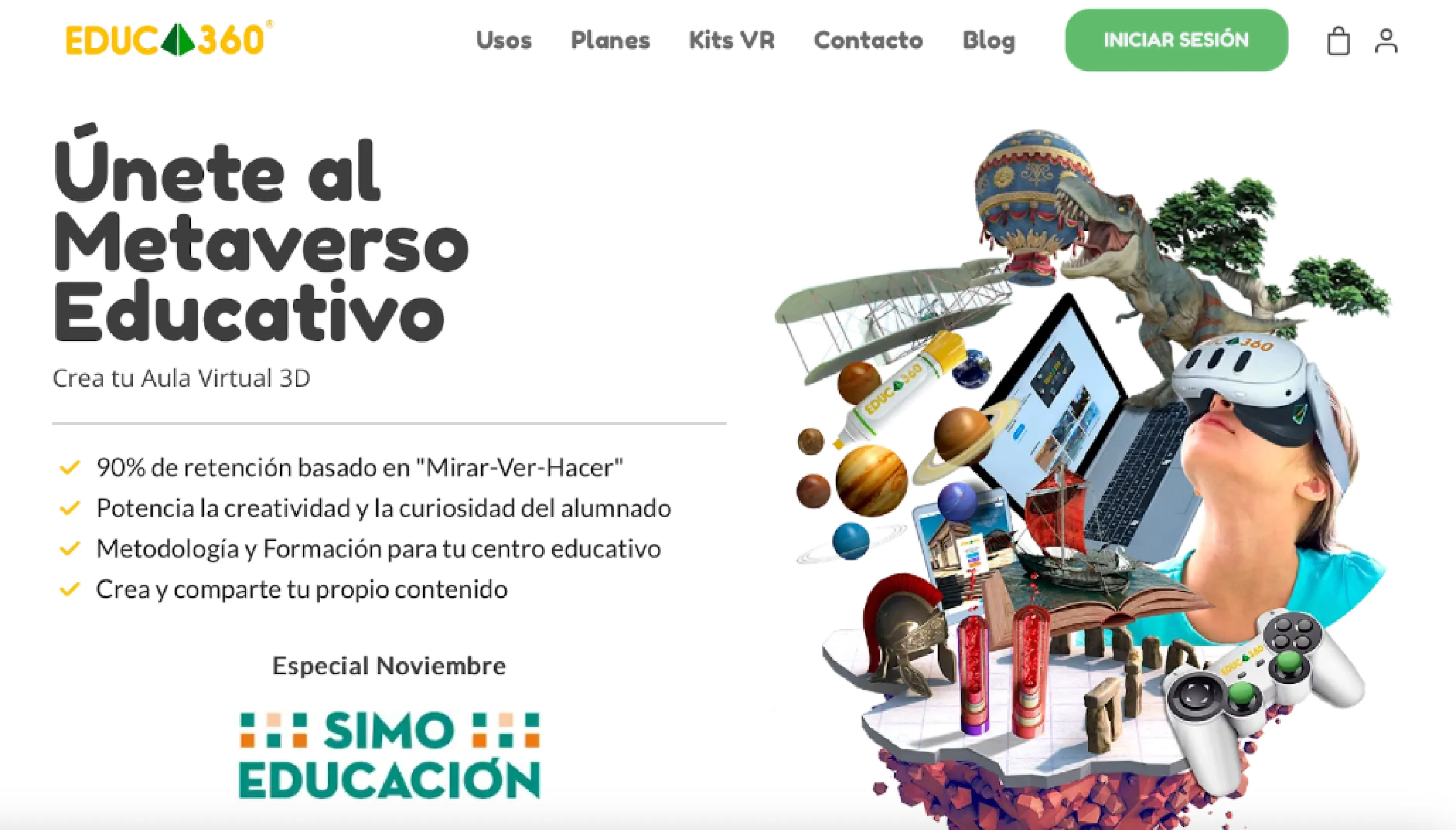 Educa360 edtech platform Educa360 home page
