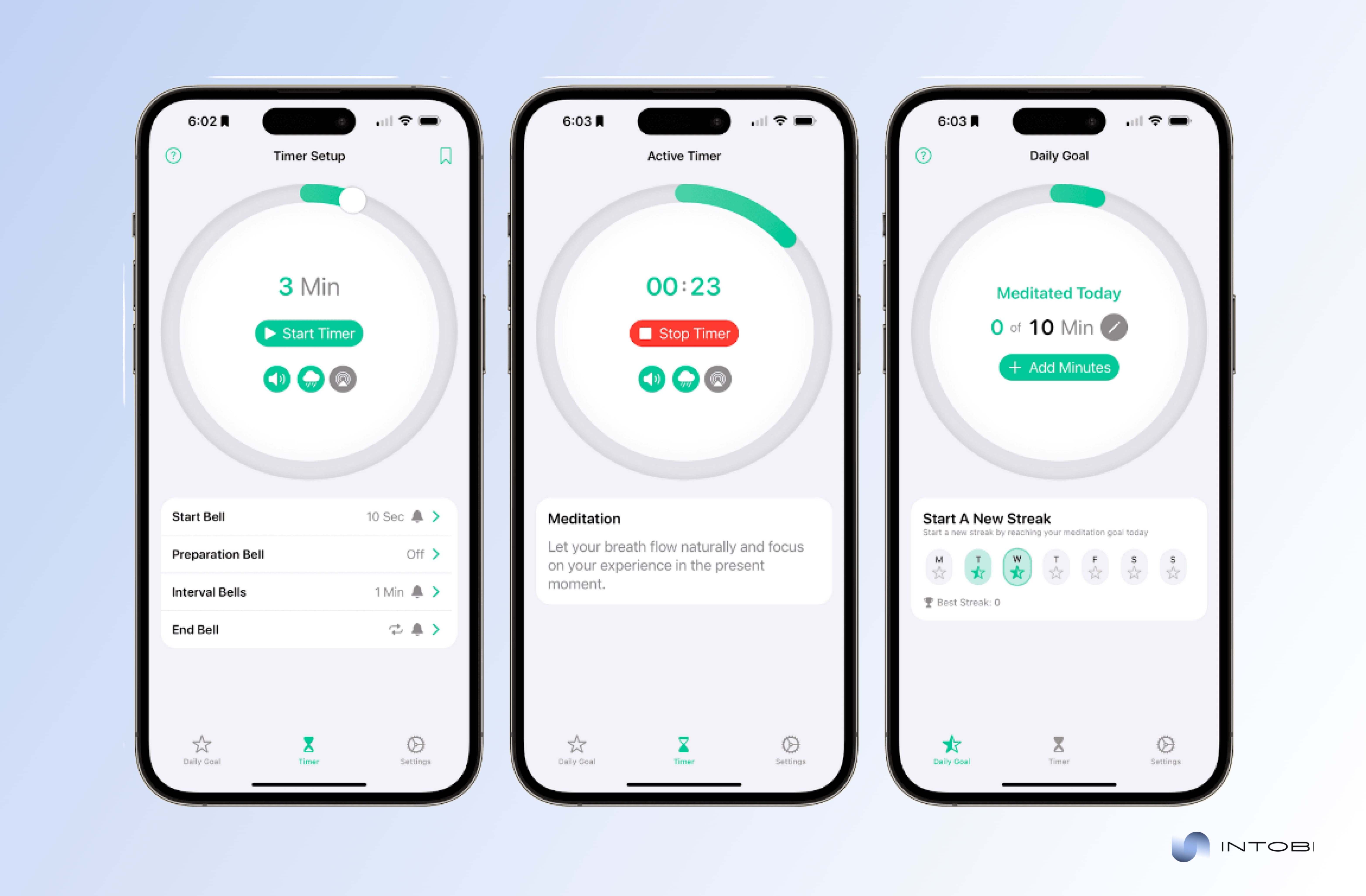 Zenitizer meditation app Zenitizer progress tracking