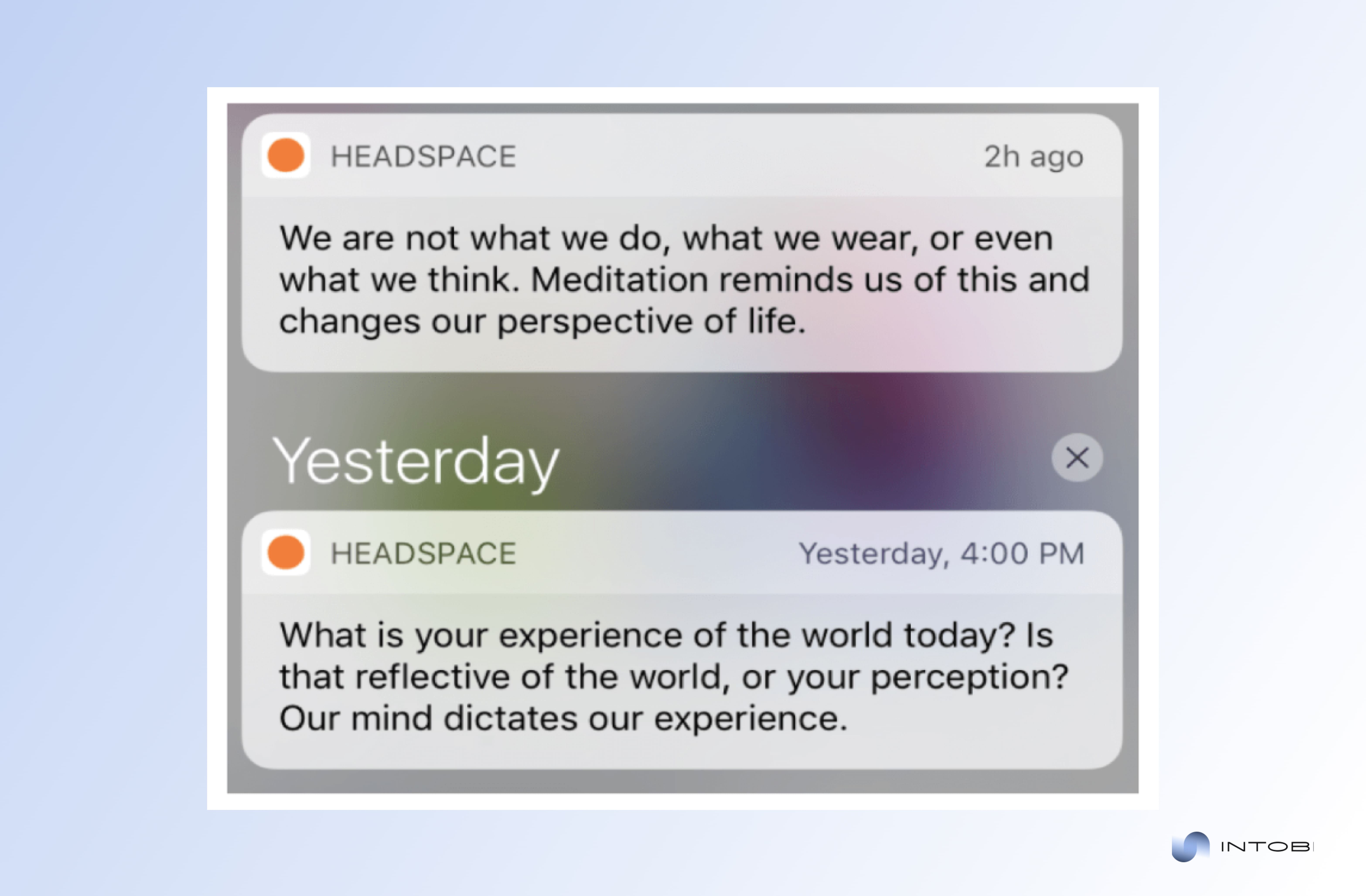Headspace meditation app Headspace reminder notifications