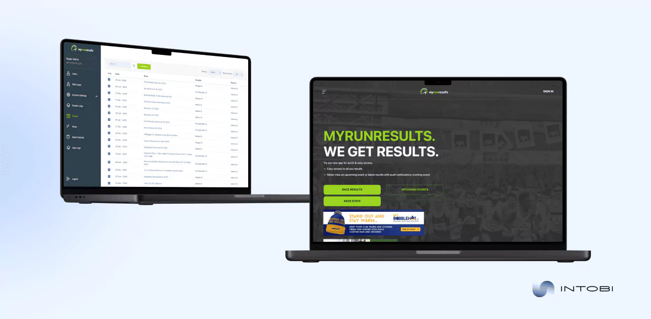 Intobi’s exceptional expertise in creating customer portals MyRunResults