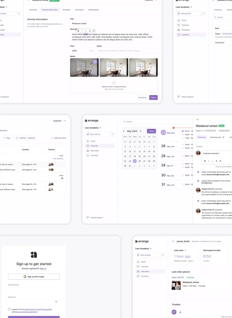 Arrange learning management SaaS platform overview