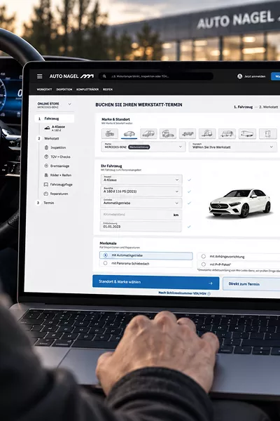 Auto Nagel driver portal interface