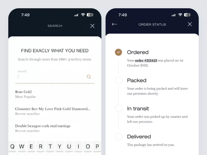 Chaumet app enhanced personalization features