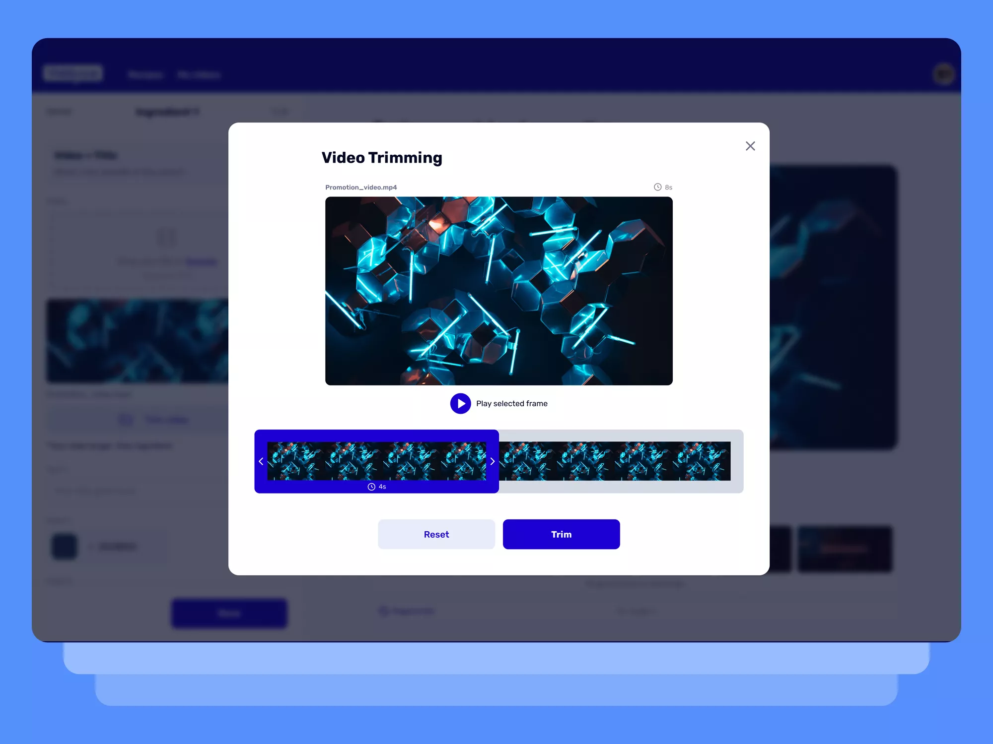 Viddyoze real-time editing experience