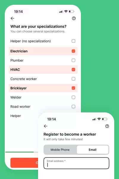Valandinis real-time mobile and web access