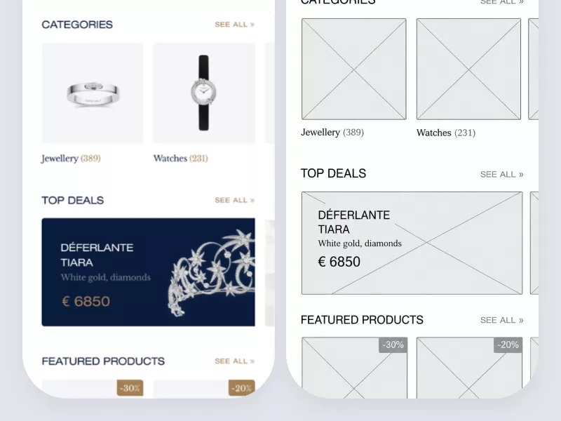 Chaumet app shopper-centric design